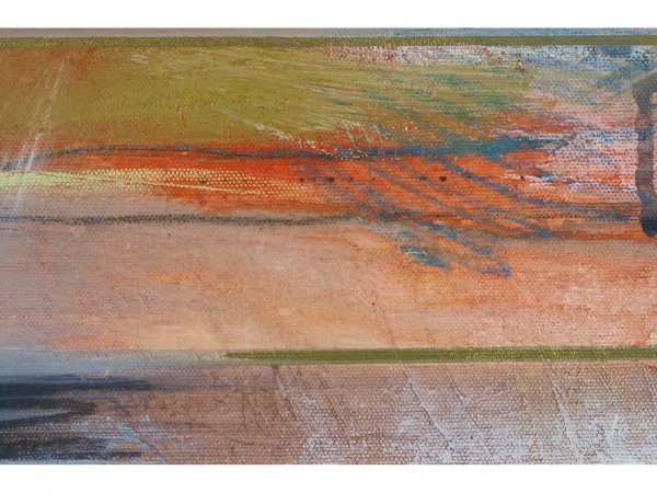 OIL ON CANVAS OF CONTEMPORARY ABSTRACT - 6
