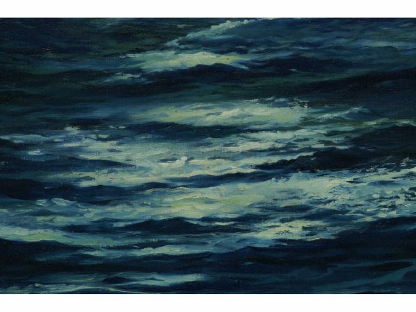 FRAMED OIL ON CANVAS OF STILL LIFE SAILING SHIP - 3