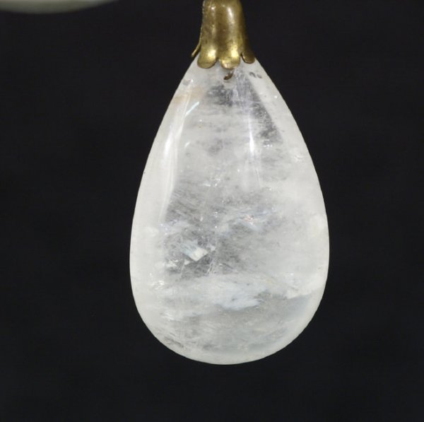 CARVED ROCK CRYSTAL LAMP - 4