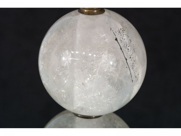 CARVED ROCK CRYSTAL LAMP - 5