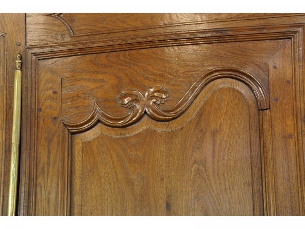 19TH CENTURY FRENCH CHERRY ARMOIRE. - 5