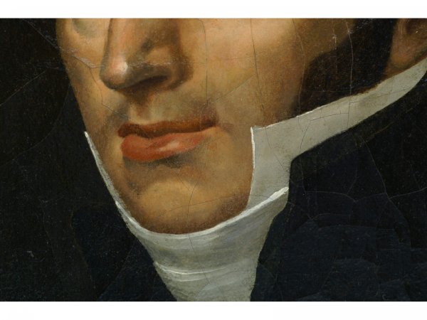 OIL ON CANVAS PORTRAIT OF A FRENCH BARRISTER - 4