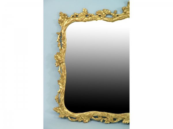 GILT FRAMED MIRROR - 4