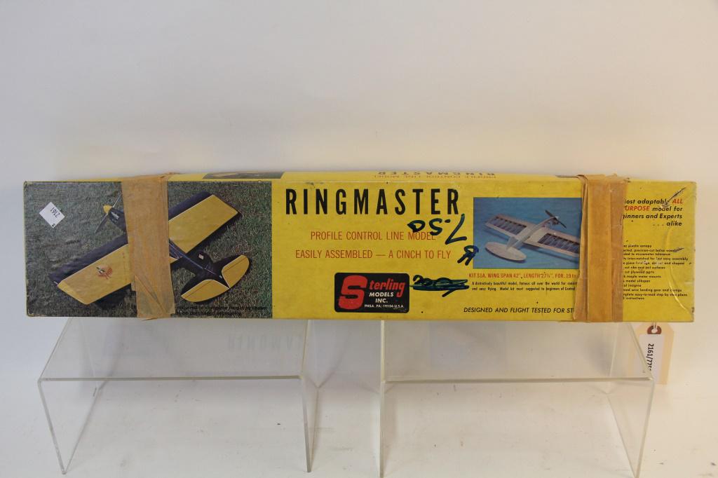 RINGMASTER CONTROL LINE PLANE MODEL: RINGMASTER CONTROL LINE PLANE MODEL - STERLING MODELS