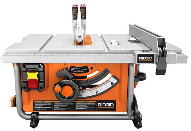 RIGID 10" TABLE SAW: RIGID 10" TABLE SAW - LIKE NEW, NO BOX