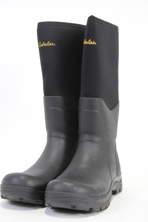 CABELAS MENS 5MM OUTDOOR BOOTS SZ 13M: CABELAS MENS 5MM OUTDOOR BOOTS SZ 13M