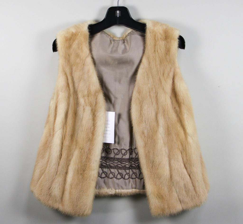 SHADOW MINK VEST: SHADOW MINK VEST