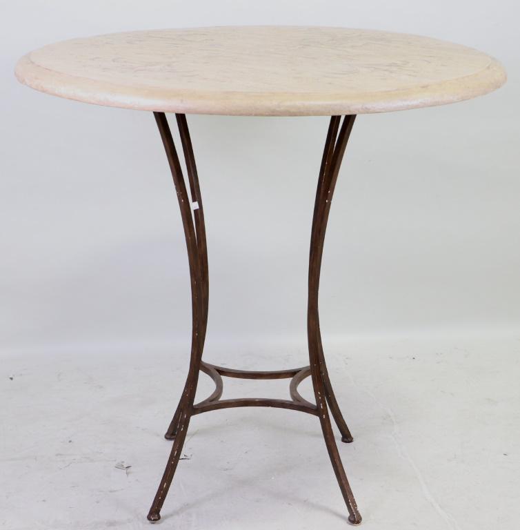BAR HEIGHT COCKTAIL TABLE: BAR HEIGHT COCKTAIL TABLE Height: 40 in. by Width: 42 in. by Depth: 42