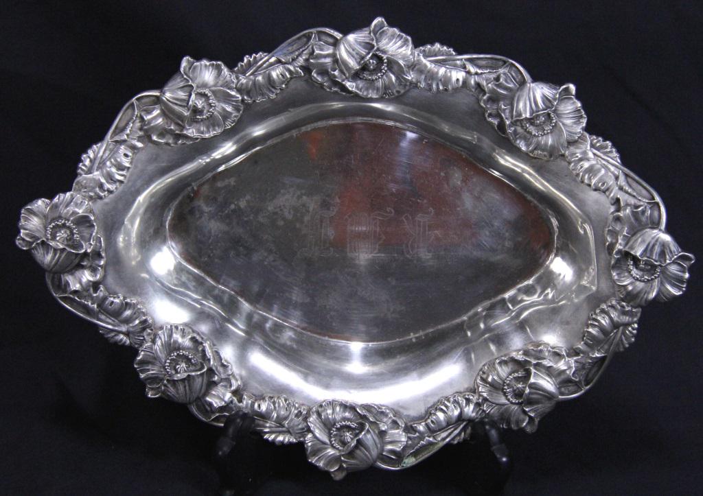 STERLING SILVER DISH. 11.8 OZ. T.W. (1 of 3)