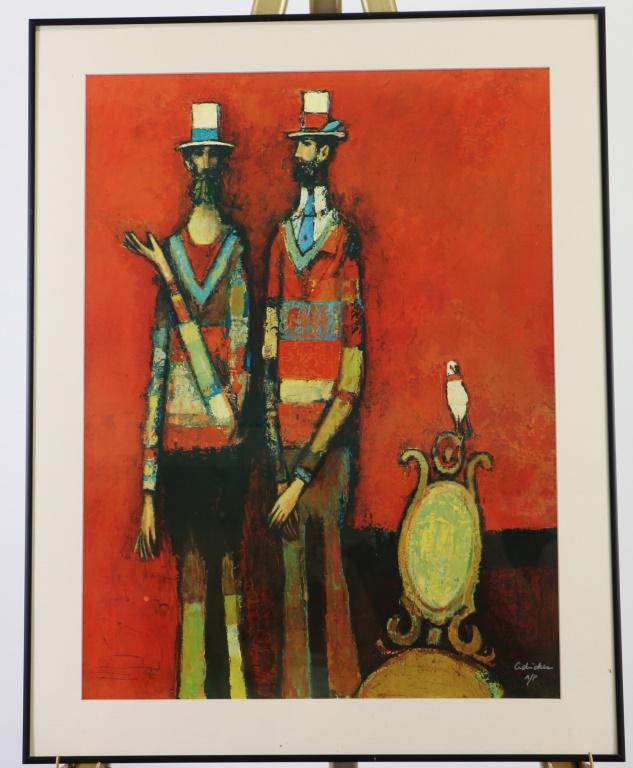 DAVID ADICKES ARTIST PROOF SIGNED PRINT: DAVID ADICKES ARTIST PROOF SIGNED PRINT Height: 28 in. by Width: 22 in. by Depth: 1