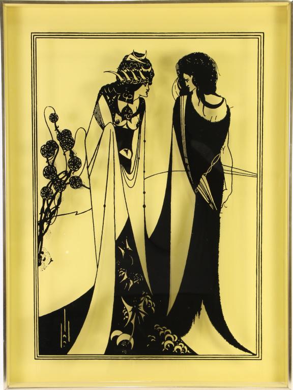 AUBREY BEARDSLEY "JOHN & SALOME" (1 of 3)