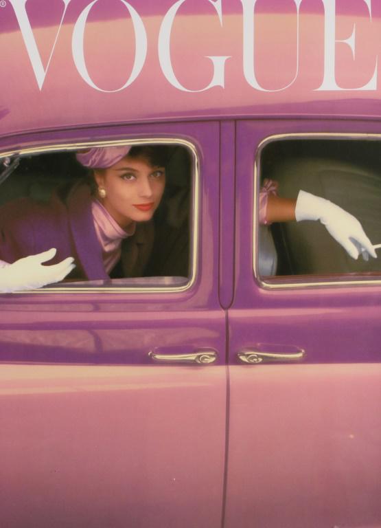 VINTAGE AUGUST 1957 VOGUE POSTER (1 of 2)