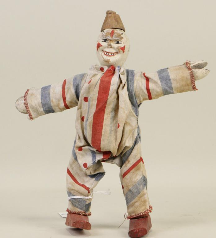 TWO SCHOENHUT CIRCUS CLOWNS (1 of 3)