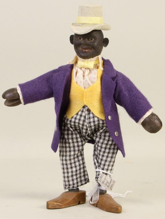 SCHOENHUT "BLACK AMERICAN DUDE" FIGURINE (1 of 3)