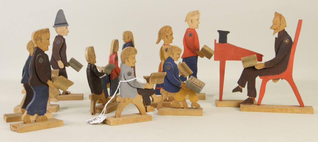 CRANDALL'S  DISTRICT SCHOOL TOY - 1876 (1 of 2)