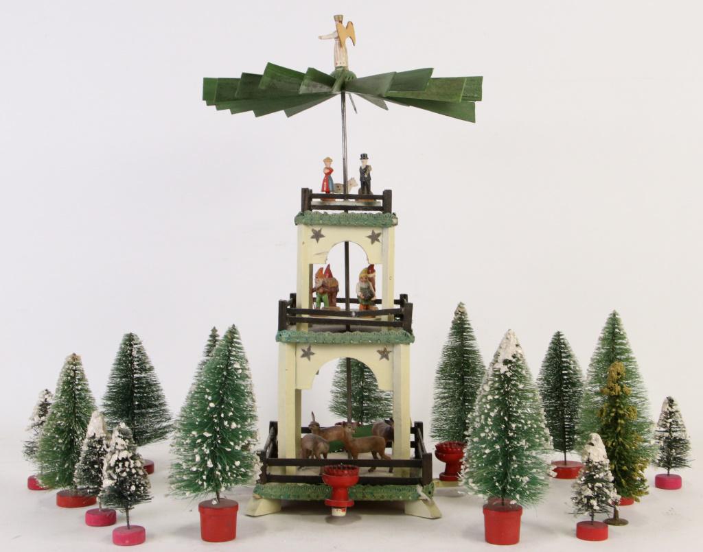 OLD WOODEN CHRISTMAS PYRAMID (1 of 5)