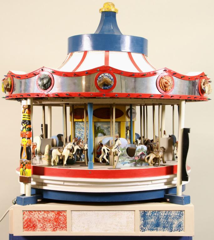 LARGE MOTORIZED MODEL CAROUSEL (1 of 4)
