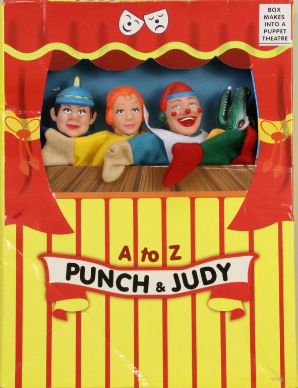 CONTEMPORARY PUNCH & JUDY SET OF RUBBER PUPPETS (1 of 2)