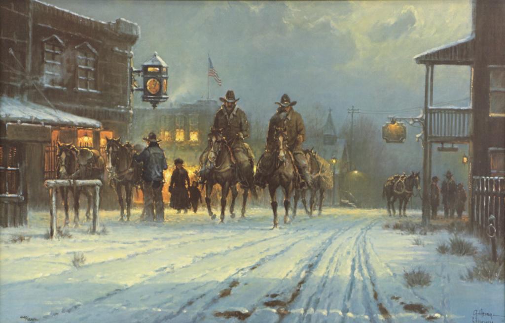 FRAMED G. HARVEY "INDEPENDENT TEXANS" LITHOGRAPH: FRAMED G. HARVEY "INDEPENDENT TEXANS" LINITED EDITION LITHOGRAPH. SIGNED & NUMBERED 1042/1250. Height: 31 in. by Width: 41 in. by Depth: 2 in.