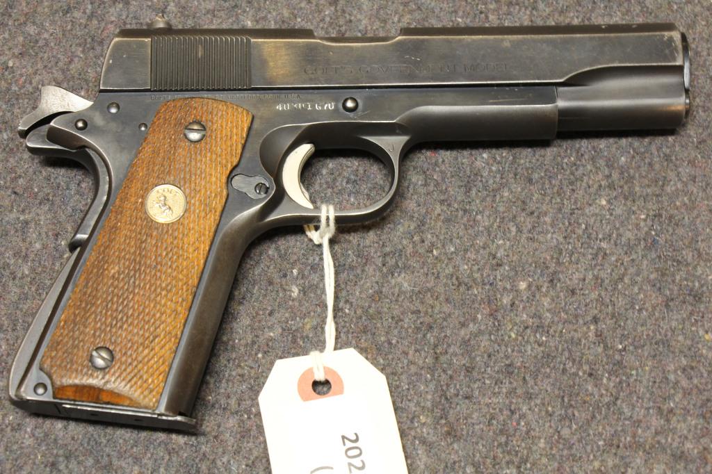 COLT GOVERNMENT MODEL MKIV SERIES 70 (USED): COLT GOVERNMENT MODEL MKIV SERIES 70 (USED)CALIBER: 45ACP;SERIAL NUMBER: 40301G70;USED FIREARM - INCLUDES ONE MAG(L1573)