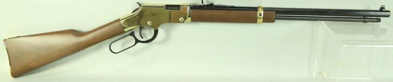 HENRY GOLDEN BOY .22 LR LEVER ACTION RIFLE: HENRY GOLDEN BOY .22 LR LEVER ACTION RIFLE. CALIBER: .22 LR, SERIAL NUMBER: GB082679V. (L595)