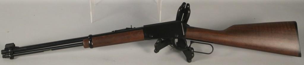HENRY LEVER ACTION "TRUMP2020" LTD ED RIFLE (NEW): HENRY LEVER ACTION "TRUMP2020" LIMITED EDITION 1 OF ONLY 5000 .22LR RIFLE (NEW) CALIBER: .22LR SERIAL#: 2020TRUMP3342 NEW FIREARM - IN BOX (L1527)