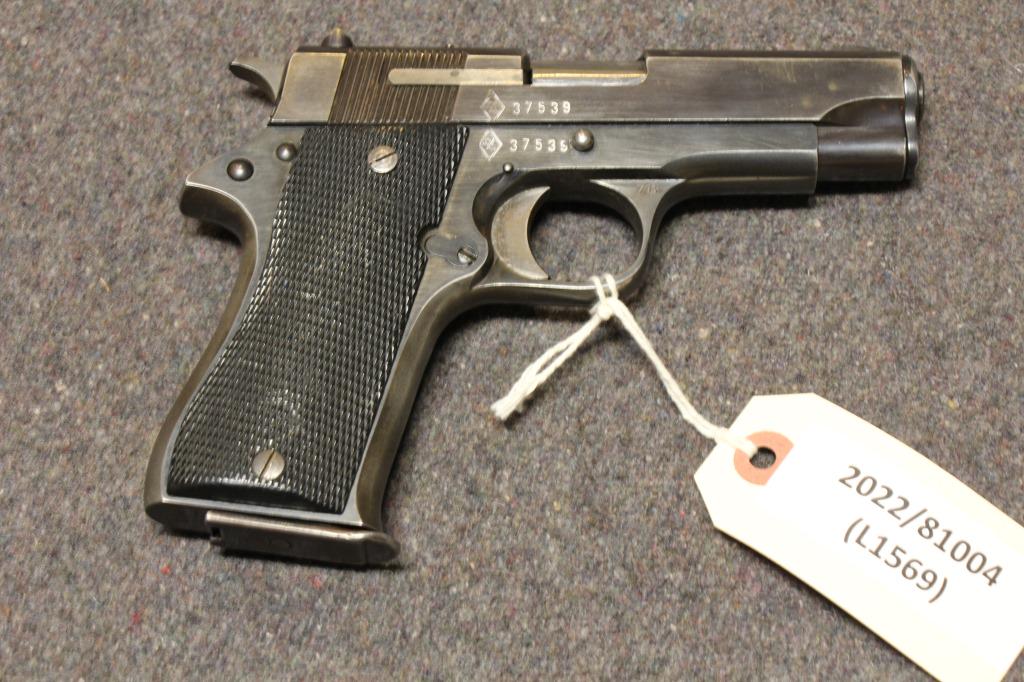 STAR BM 9MM PISTOL (USED): STAR BM 9MM PISTOL (USED)CALIBER: 9MM;SERIAL NUMBER: 1454739;USED FIREARM - INCLUDES ONE MAG(L1569)
