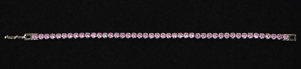 4.11 ct PINK SAPPHIRE ESTATE BRACELET (1 of 2)