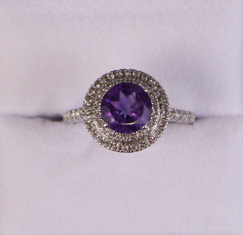 3.11 ct AMETHYST DINNER RING (1 of 1)