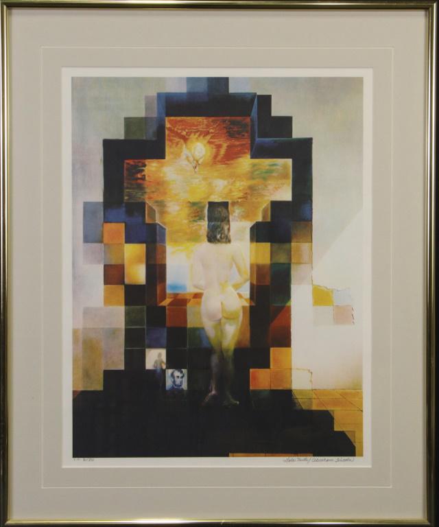 S. DALI "GALA NUDE/ ABRAHAM LINCOLN" OFFSET LITHO (1 of 2)