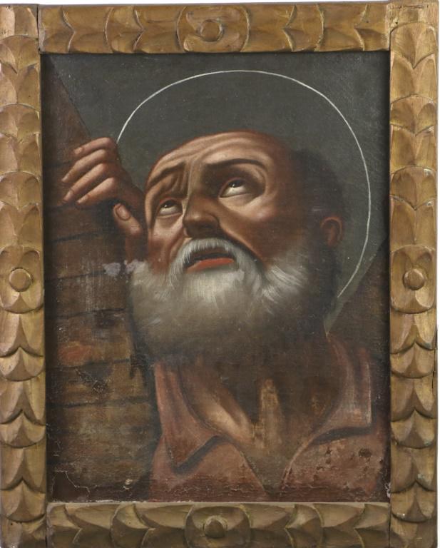 18th CENTURY ITALIAN/SPANISH SAINT JEROME PAINTING (1 of 2)
