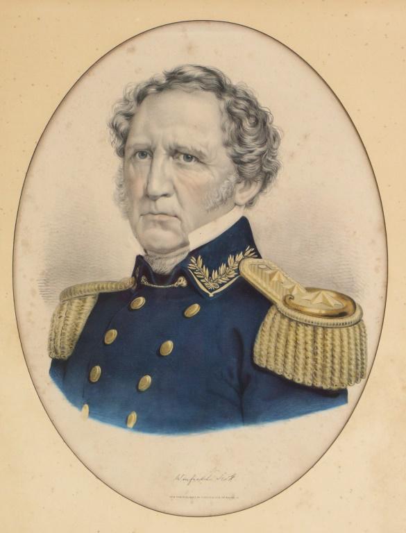 CURRIER & IVES WINDFIELD SCOTT ENGRAVING (1 of 2)