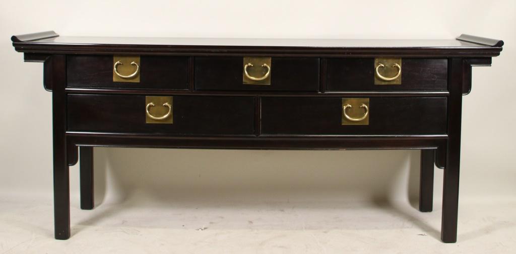CHINESE STYLE CONSOLE TABLE BY CENTURY (1 of 2)