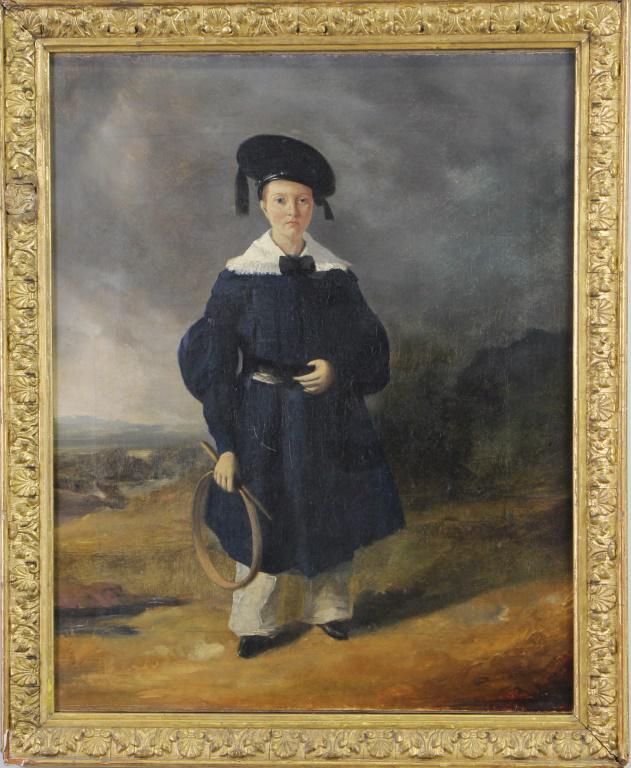 ARTIST UNKNOWN FULL LENGTH PORTRAIT OIL ON CANVAS (1 of 3)