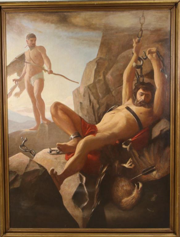 "PROMETHEUS UNBOUND" OIL ON CANVAS (1 of 3)