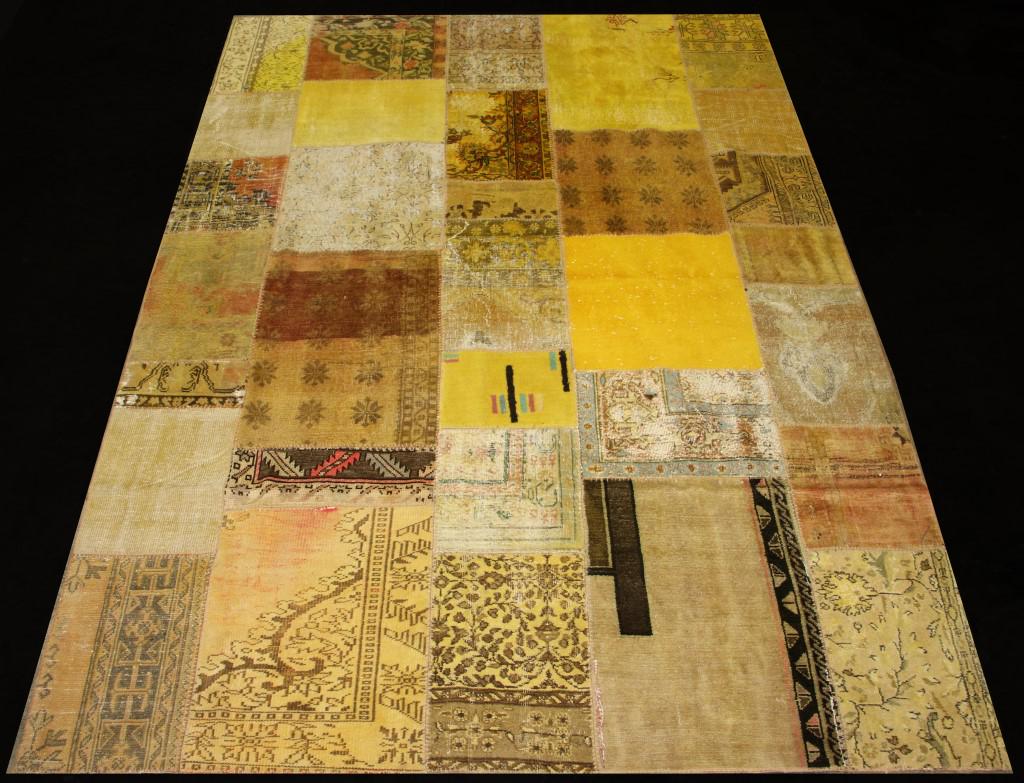 ANTIQUE SECTIONAL PATCH RUG: ANTIQUE SECTIONAL PATCH RUG. Height: 11 ft. 8 in. by Width: 8 ft. 5 in.