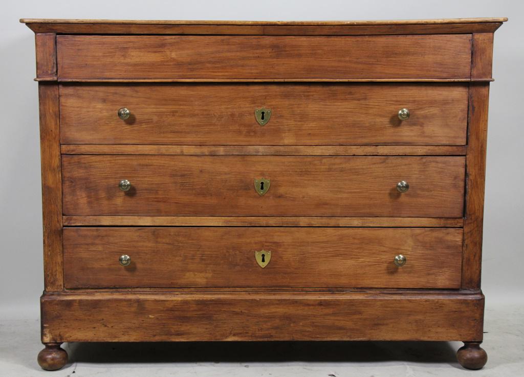 19th CENTURY LOUIS PHILIPPE COMMODE (1 of 3)