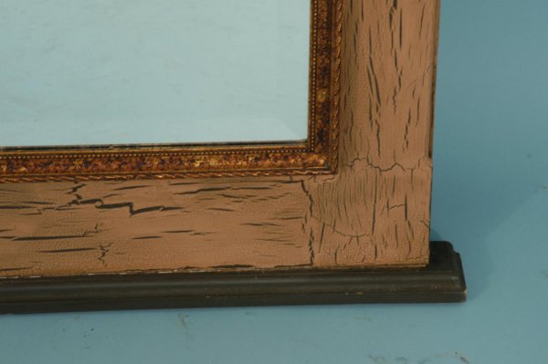 A TRUMEAU WITH BEVELED MIRROR - 4