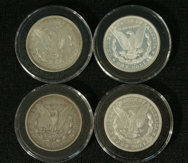LOT OF MORGAN SILVER DOLLARS & PEACE DOLLARS - 3