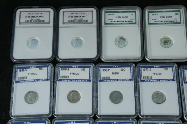 LOT OF ROOSEVELT DIMES - 2