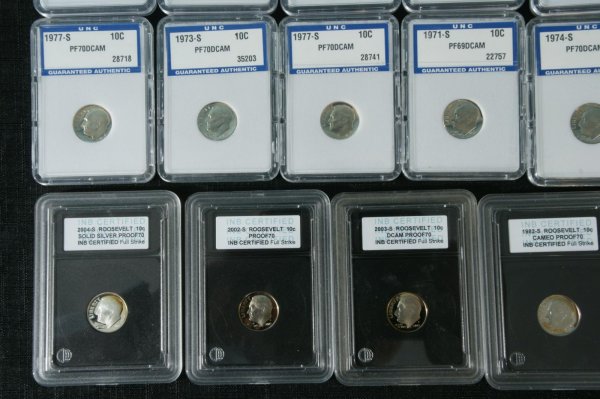 LOT OF ROOSEVELT DIMES - 3