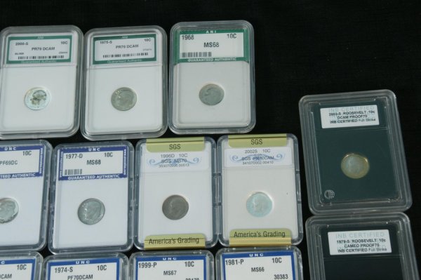 LOT OF ROOSEVELT DIMES - 4