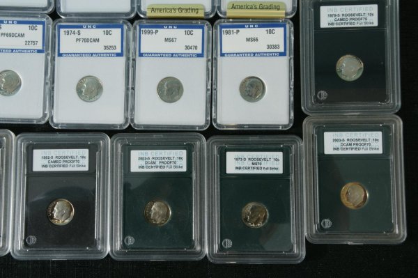 LOT OF ROOSEVELT DIMES - 5