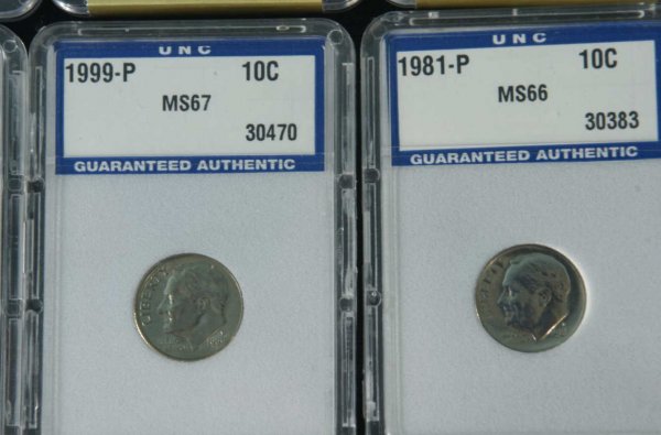 LOT OF ROOSEVELT DIMES - 6