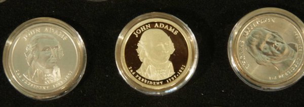 LOT OF PRESIDENTIAL DOLLAR COINS - 7