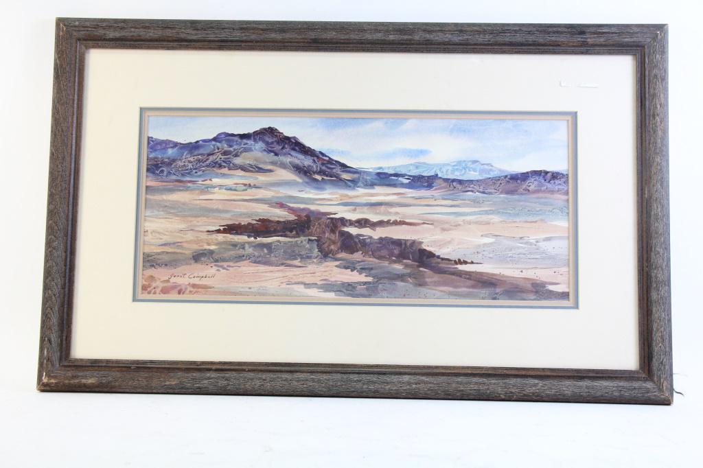 JANET CAMPBELL MOUNTAIN SCENE PRINT (1 of 3)