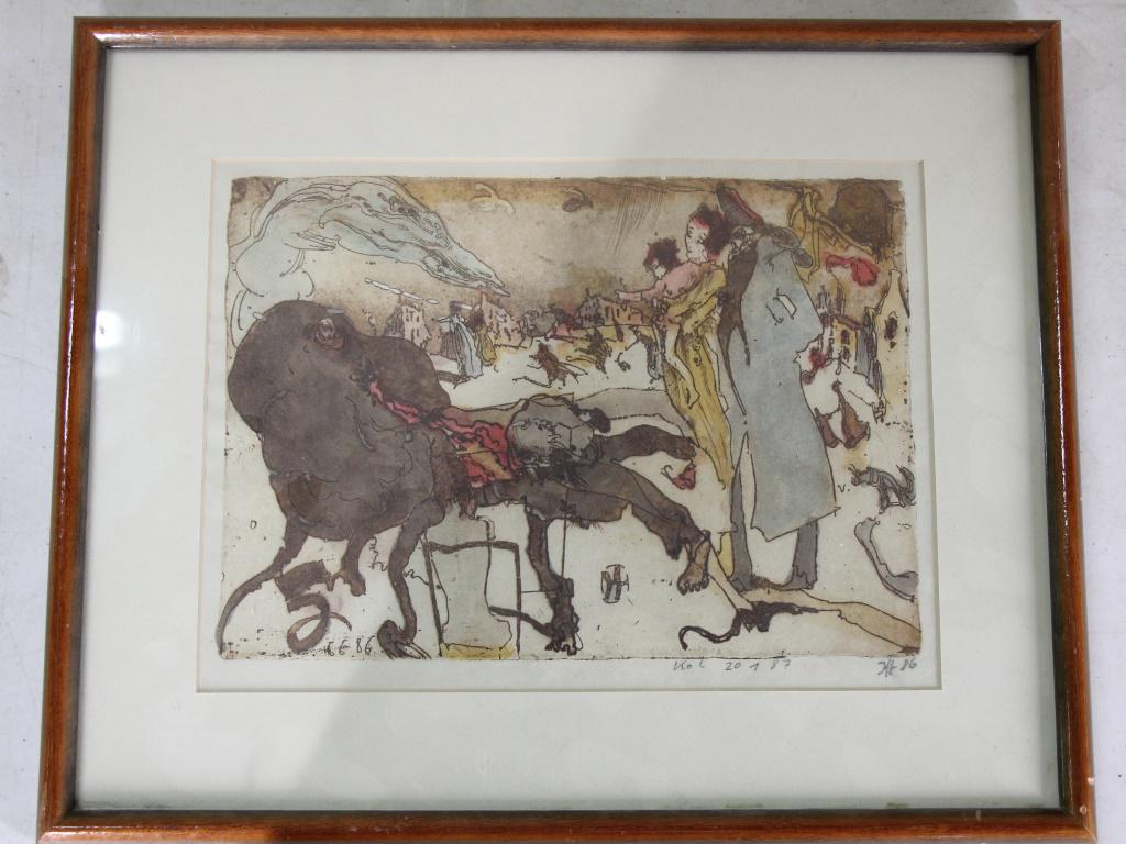 FRAMED AND MATTED PRINT (1 of 2)