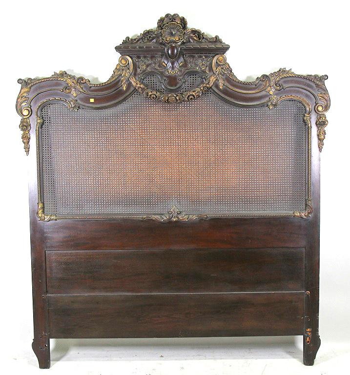 19TH CENTURY STYLE EUROPEAN HEADBOARD (1 of 4)