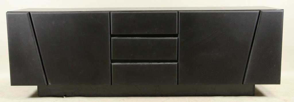 LOT OF TWO CONTEMPORARY ENTERTAINMENT CENTERS (1 of 3)