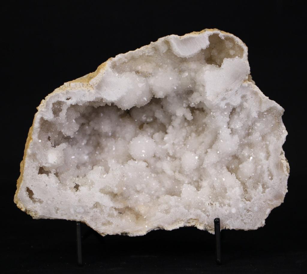 QUARTZ CRYSTAL GEODE ON STAND (1 of 2)